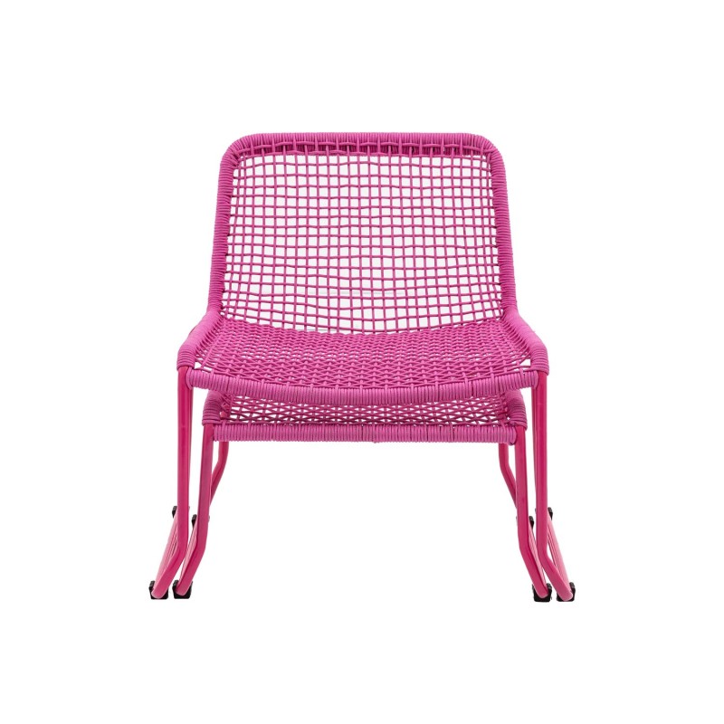 Siderno Lounge Chair with Footstool in Pink Siderno Lounge Chair with Footstool in Pink