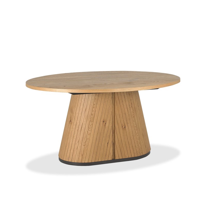 Nielsen Rustic Oak 4 Seater Fixed Dining Table Nielsen Rustic Oak 4 Seater Fixed Dining Table