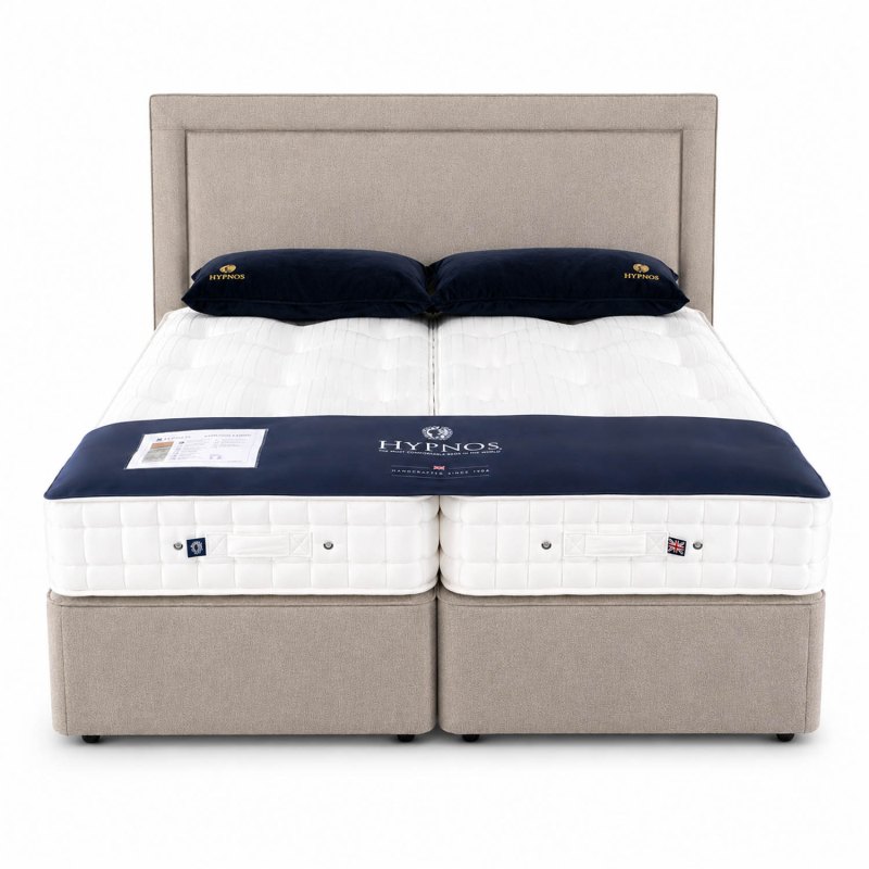 Showroom Clearance: Hypnos 6ft Zip & Link Orthocare Superior Divan Set & Isobella Strutted Headboard Showroom Clearance: Hypnos 6ft Zip & Link Orthocare Superior Divan Set & Isobella Strutted Headboard