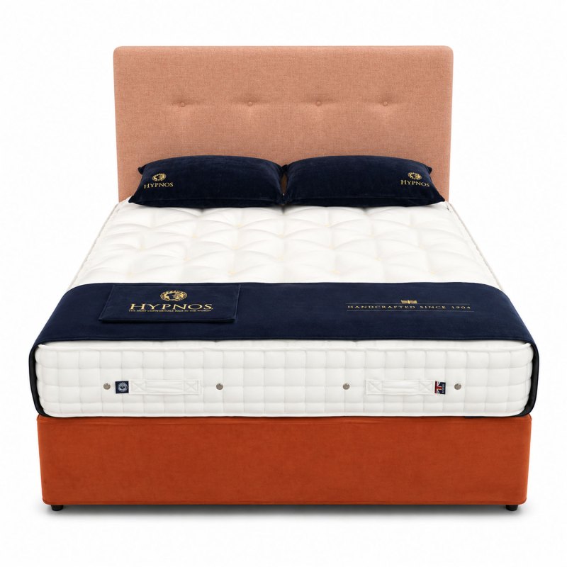 Showroom Clearance: Hypnos 5ft Holywell Pocket Sprung Divan Set & Eugenie Euro Slim Headboard Showroom Clearance: Hypnos 5ft Holywell Pocket Sprung Divan Set & Eugenie Euro Slim Headboard