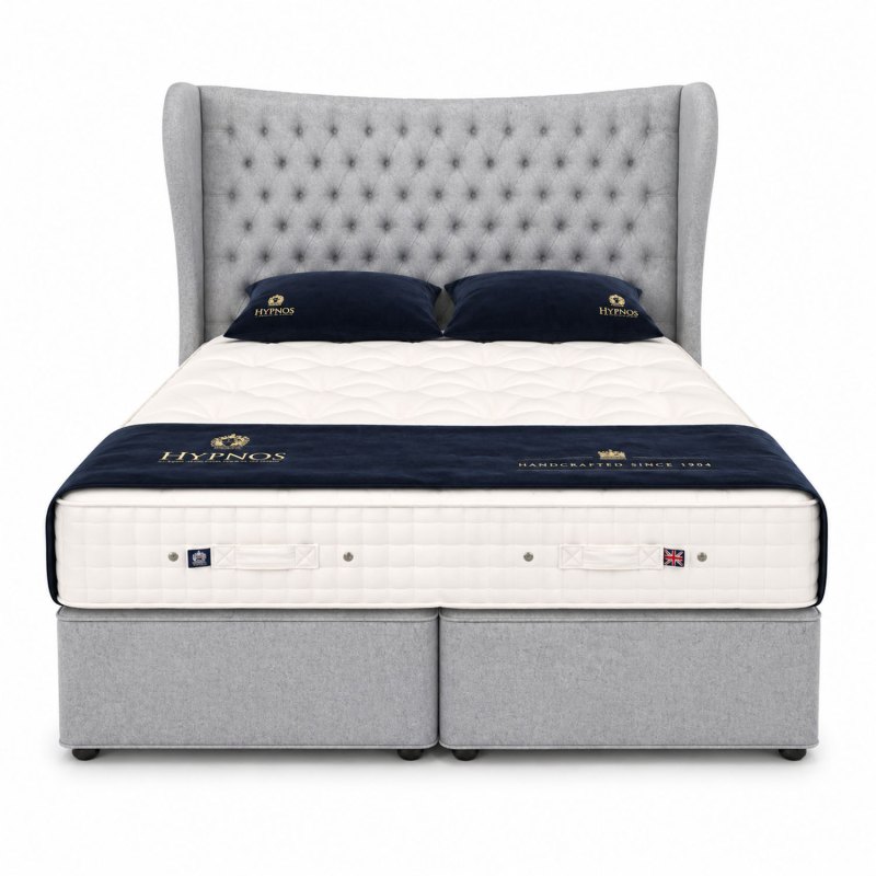 Showroom Clearance: Hypnos 6ft Weybridge Majestic PocketSprung DivanSet & Elizabeth Winged Headboard Showroom Clearance: Hypnos 6ft Weybridge Majestic PocketSprung DivanSet & Elizabeth Winged Headboard