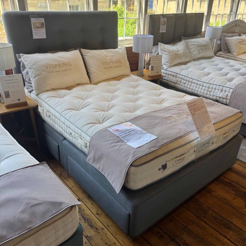 Showroom Clearance: Vispring 5ft Herald Superb Mattress on Enchanted House 2+2 Drawer Divan Base Showroom Clearance: Vispring 5ft Herald Superb Mattress on Enchanted House 2+2 Drawer Divan Base