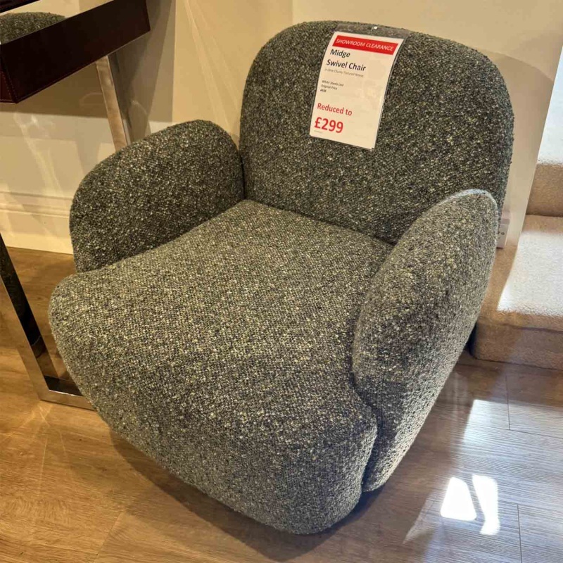Showroom Clearance: Midge Swivel Chair Showroom Clearance: Midge Swivel Chair