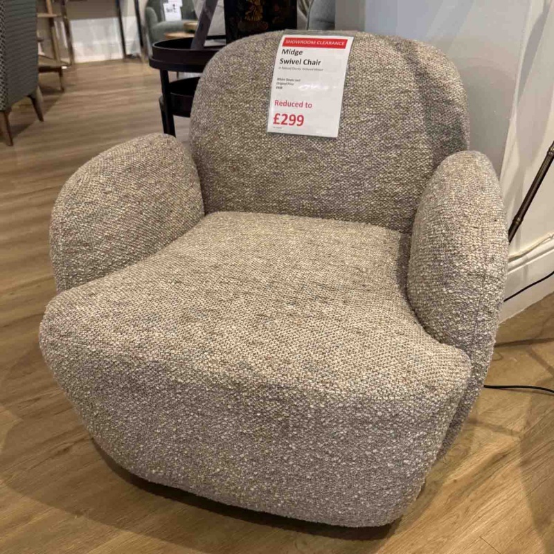 Showroom Clearance: Midge Swivel Chair Showroom Clearance: Midge Swivel Chair