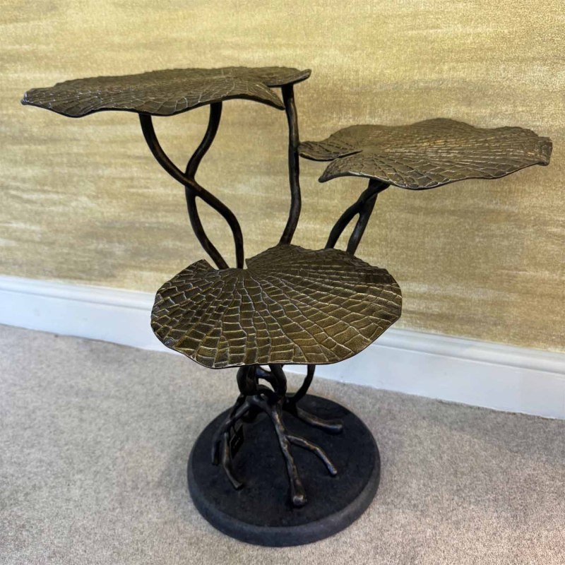 Showroom Clearance: Lily Pad Leaf Trio Side Table Showroom Clearance: Lily Pad Leaf Trio Side Table