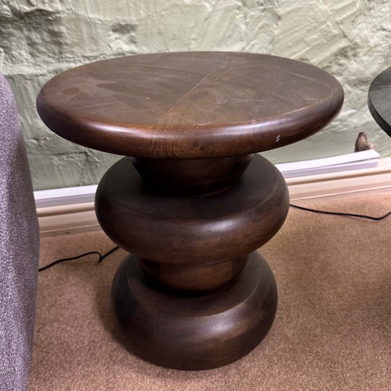 Showroom Clearance: Stanley Round Side Table Showroom Clearance: Stanley Round Side Table