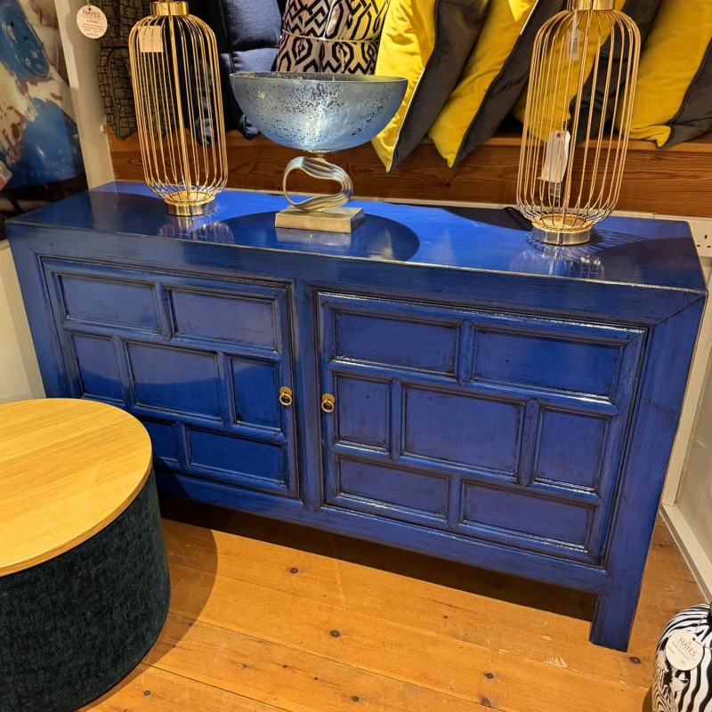 Showroom Clearance: Y48B-3 Orient 2 Door Cabinet in Royal Blue Showroom Clearance: Y48B-3 Orient 2 Door Cabinet in Royal Blue