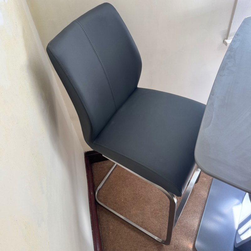 Showroom Clearance: Essence Bar Stool in Grey PU Showroom Clearance: Essence Bar Stool in Grey PU