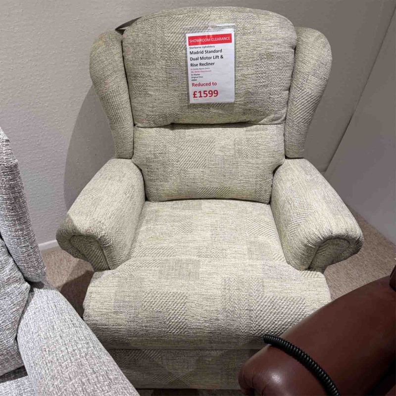 Showroom Clearance: Madrid Standard Dual Motor Lift & Rise Recliner Showroom Clearance: Madrid Standard Dual Motor Lift & Rise Recliner