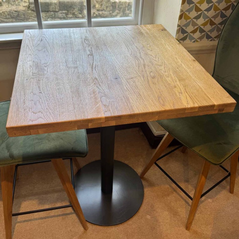 Showroom Clearance: Thames Oak Bar Table Showroom Clearance: Thames Oak Bar Table