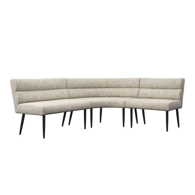 Lennox Curved Corner Bench Set Lennox Curved Corner Bench Set