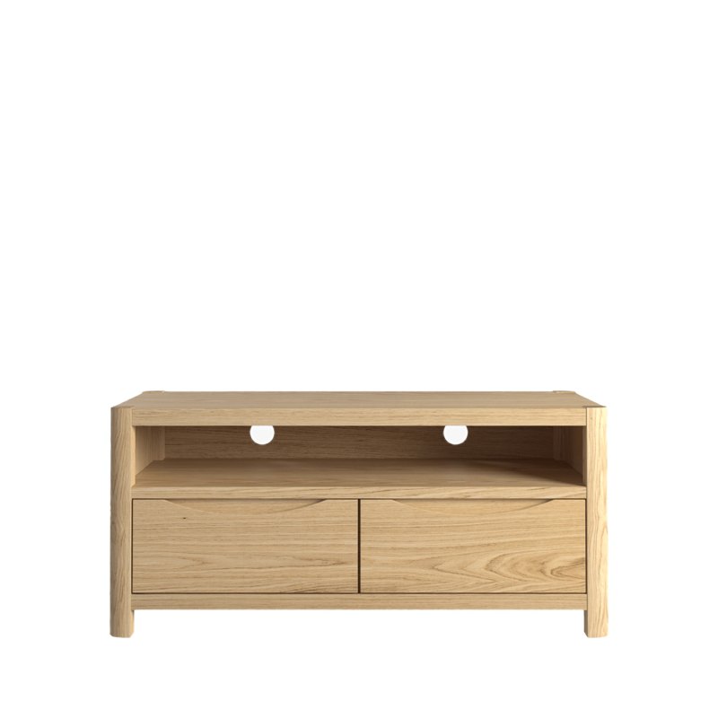 Bergen Oak 2 Drawer TV Cabinet Bergen Oak 2 Drawer TV Cabinet