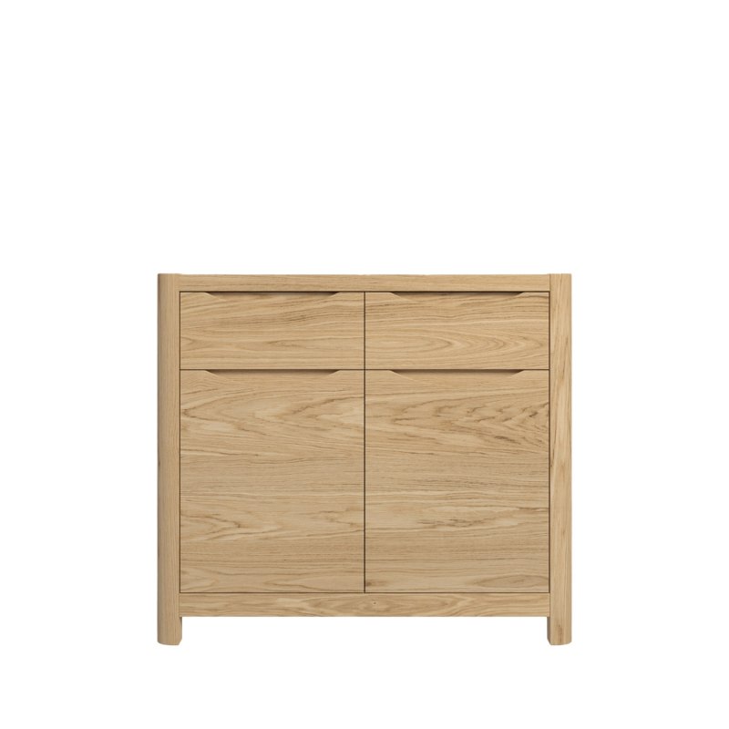 Bergen Oak Compact 2 Door Sideboard Bergen Oak Compact 2 Door Sideboard