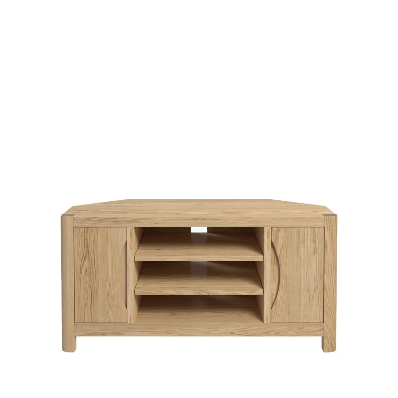 Bergen Oak Corner TV Cabinet Bergen Oak Corner TV Cabinet