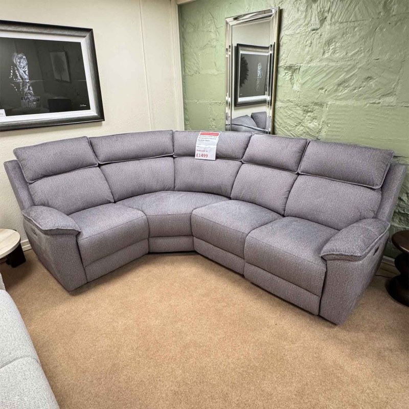 Showroom Clearance: Bentham Corner Sofa Group with 2 Electric Recliner Seats Showroom Clearance: Bentham Corner Sofa Group with 2 Electric Recliner Seats