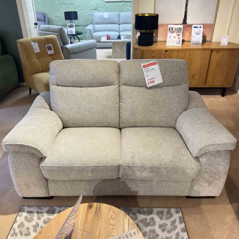 Showroom Clearance: Clayton 2 Seater Sofa Showroom Clearance: Clayton 2 Seater Sofa