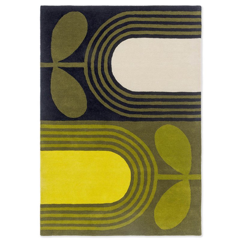 Orla Kiely Rug - Striped Tulip Seagrass Orla Kiely Rug - Striped Tulip Seagrass