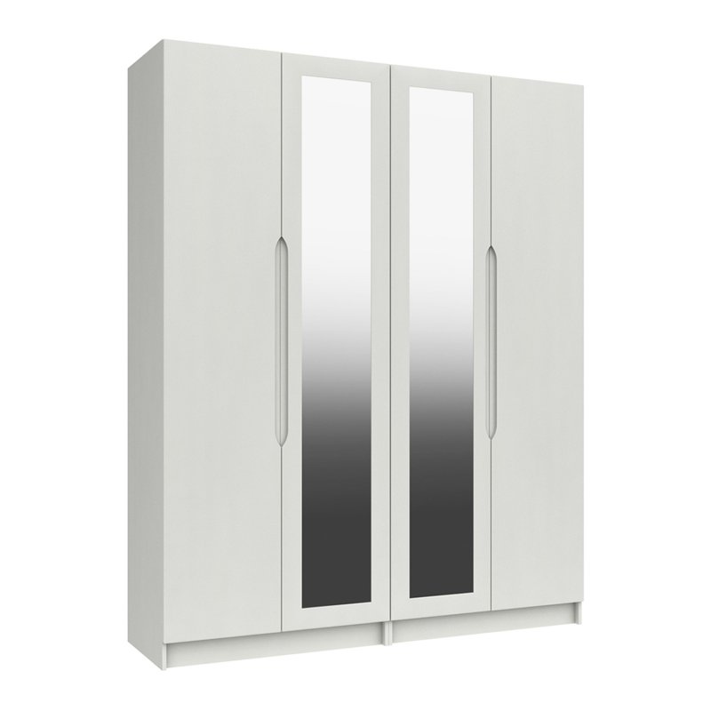 Somerton Tall 4 Door Wardrobe with Mirrors Somerton Tall 4 Door Wardrobe with Mirrors