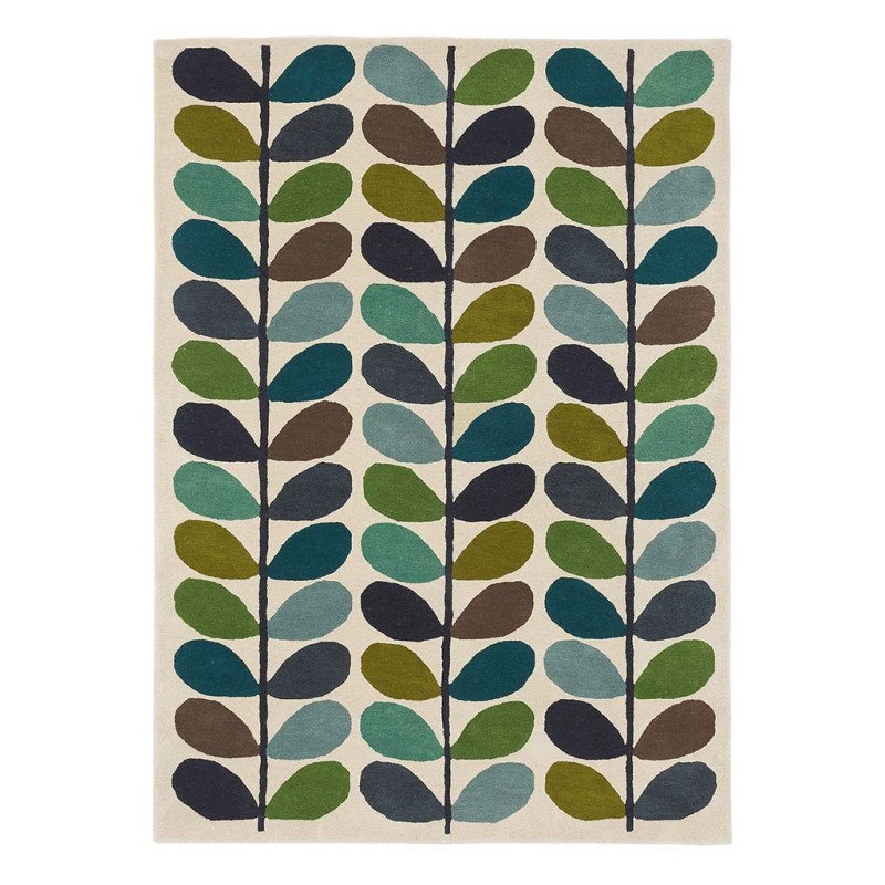 Orla Kiely Rug - Multi Stem Kingfisher Orla Kiely Rug - Multi Stem Kingfisher