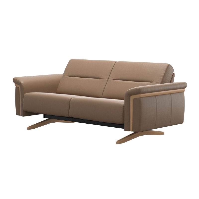 Stressless Stella 2 Seater Sofa with Wood Arm Stressless Stella 2 Seater Sofa with Wood Arm