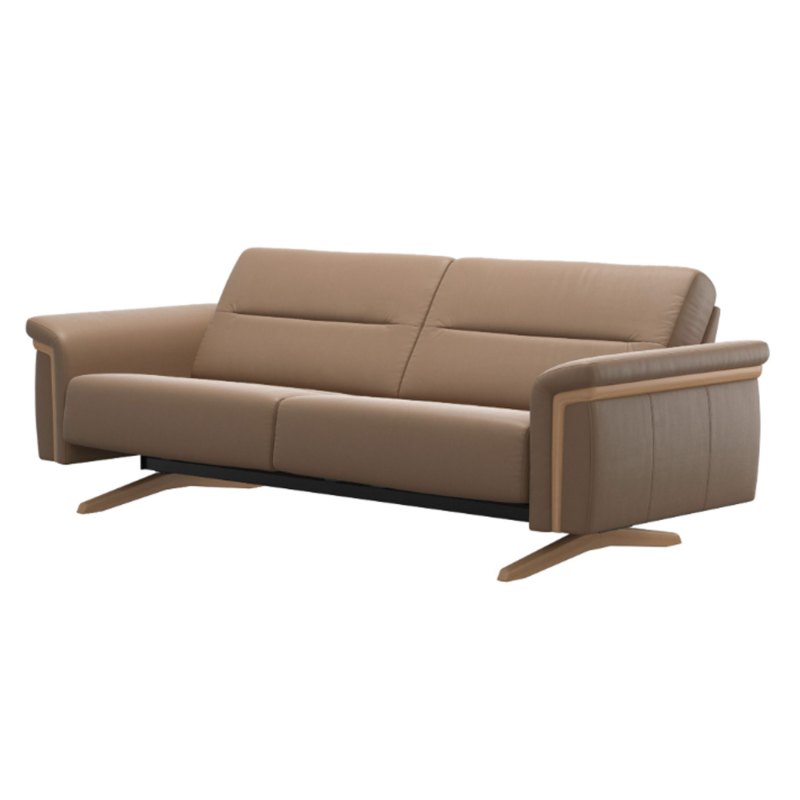 Stressless Stella 2.5 Seater Sofa with Wood Arm Stressless Stella 2.5 Seater Sofa with Wood Arm