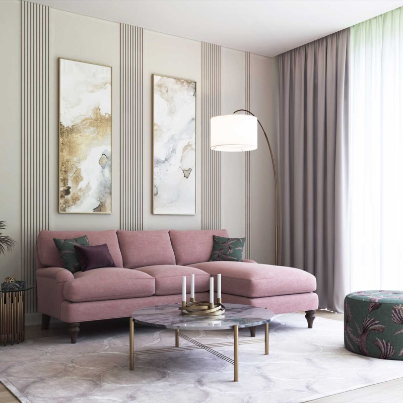 The Lounge Co Rose Chaise End Sofa