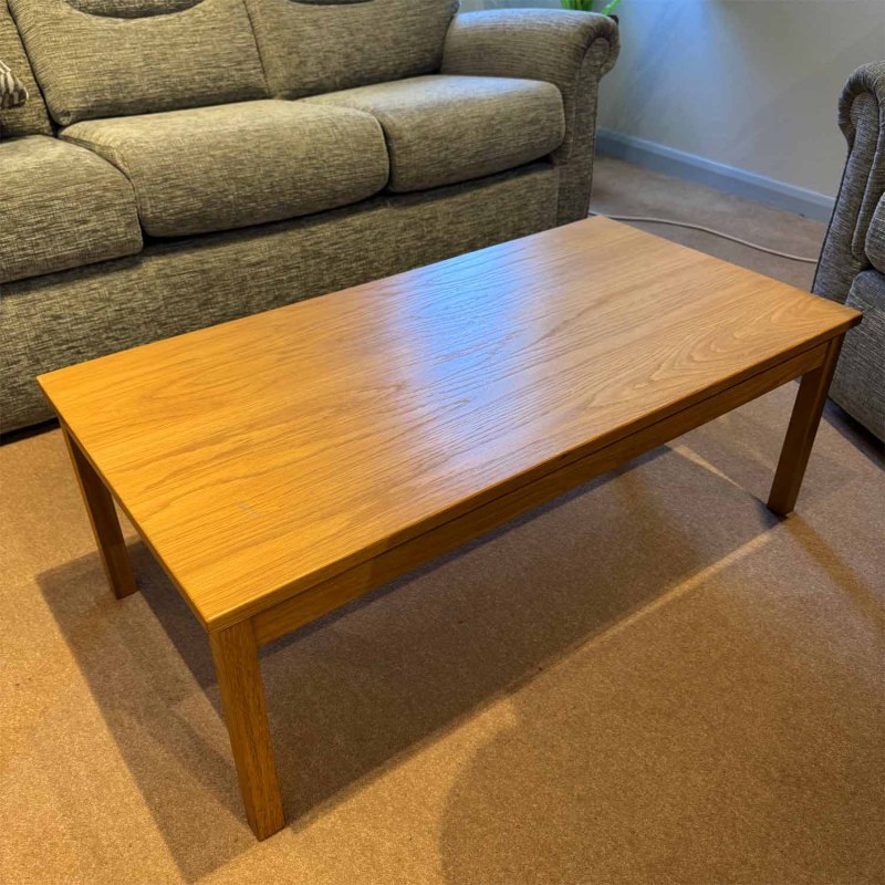 Showroom Clearance: OS06 Oslo Large Solid Oak Coffee Table Showroom Clearance: OS06 Oslo Large Solid Oak Coffee Table