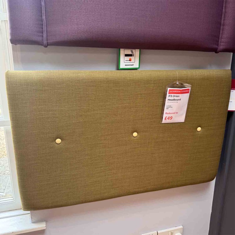 Showroom Clearance: Orion 3ft Headboard with Buttons Showroom Clearance: Orion 3ft Headboard with Buttons
