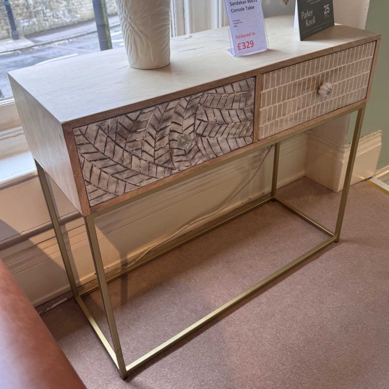 Showroom Clearance: Sandakan 90072 Console Table Showroom Clearance: Sandakan 90072 Console Table