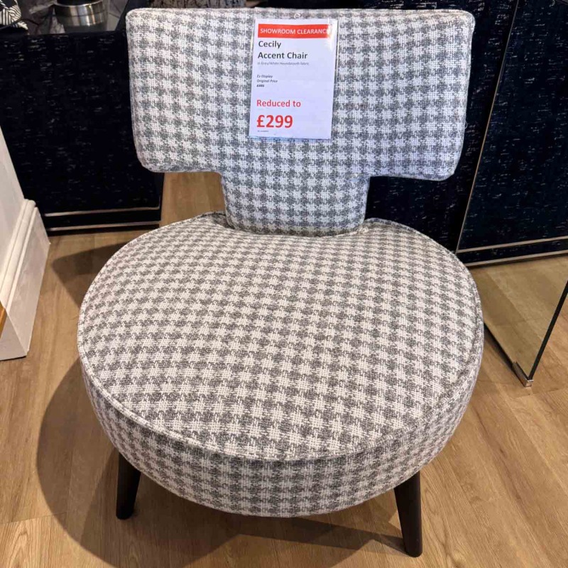 Showroom Clearance: Cecily Accent Chair Showroom Clearance: Cecily Accent Chair