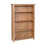 Lynton Oak 5ft High Bookcase