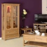 Lynton Oak Glass Display Cabinet Lynton Oak Glass Display Cabinet