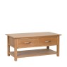 Lynton Oak Coffee Table with Drawers
