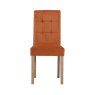 Lynton Oak Stitch Back Upholstered Dining Chair Lynton Oak Stitch Back Upholstered Dining Chair