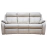 G Plan Kingsbury 3 Seater Curved Electric Double Recliner Sofa with Headrest & Lumbar G Plan Kingsbury 3 Seater Curved Electric Double Recliner Sofa with Headrest & Lumbar