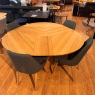 Showroom Clearance: Skovby SM33 Solid Oak Round Extending Dining Table Showroom Clearance: Skovby SM33 Solid Oak Round Extending Dining Table