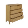 Sulis Oak 2+3 Drawer Chest Sulis Oak 2+3 Drawer Chest