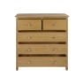 Sulis Oak 2+3 Drawer Chest Sulis Oak 2+3 Drawer Chest