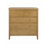 Sulis Oak 2+3 Drawer Chest Sulis Oak 2+3 Drawer Chest