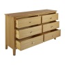 Sulis Oak 6 Drawer Wide Chest Sulis Oak 6 Drawer Wide Chest