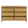 Sulis Oak 6 Drawer Wide Chest Sulis Oak 6 Drawer Wide Chest