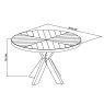 Ellis Circular Dining Table Ellis Circular Dining Table