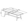 Chandler 6 to 8 Seater Dining Table Chandler 6 to 8 Seater Dining Table