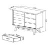 Chandler Narrow Sideboard Chandler Narrow Sideboard