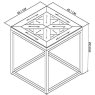 Ravi Rustic Oak Lamp Table Ravi Rustic Oak Lamp Table