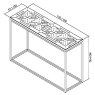 Ravi Rustic Oak Console Table Ravi Rustic Oak Console Table