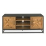 Ravi Rustic Oak and Peppercorn Entertainment Unit Ravi Rustic Oak and Peppercorn Entertainment Unit