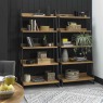Ravi Rustic Oak Open Display Unit Ravi Rustic Oak Open Display Unit