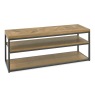 Ravi Rustic Oak Open Entertainment Unit