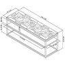 Ravi Rustic Oak Open Entertainment Unit Ravi Rustic Oak Open Entertainment Unit